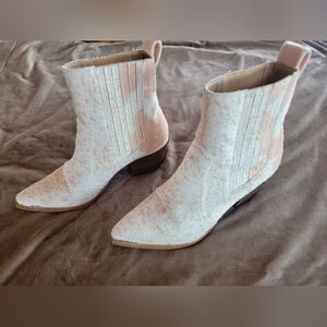 Cowhide Booties